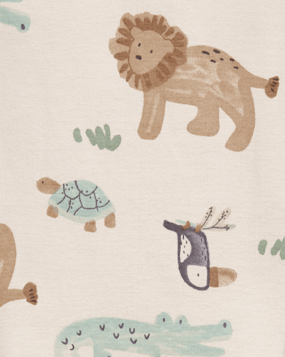 Conjunto dos piezas peto y camiseta diseño safari