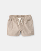 Conjunto tres piezas de algodón con camiseta, body y pantalón corto con diseño “Into the Wild”