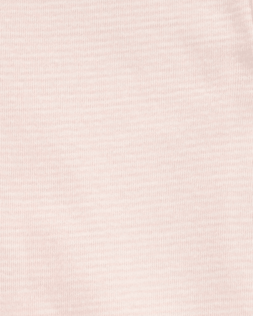 Conjunto tres piezas de algodón, pantalón, cárdigan y body, color rosa
