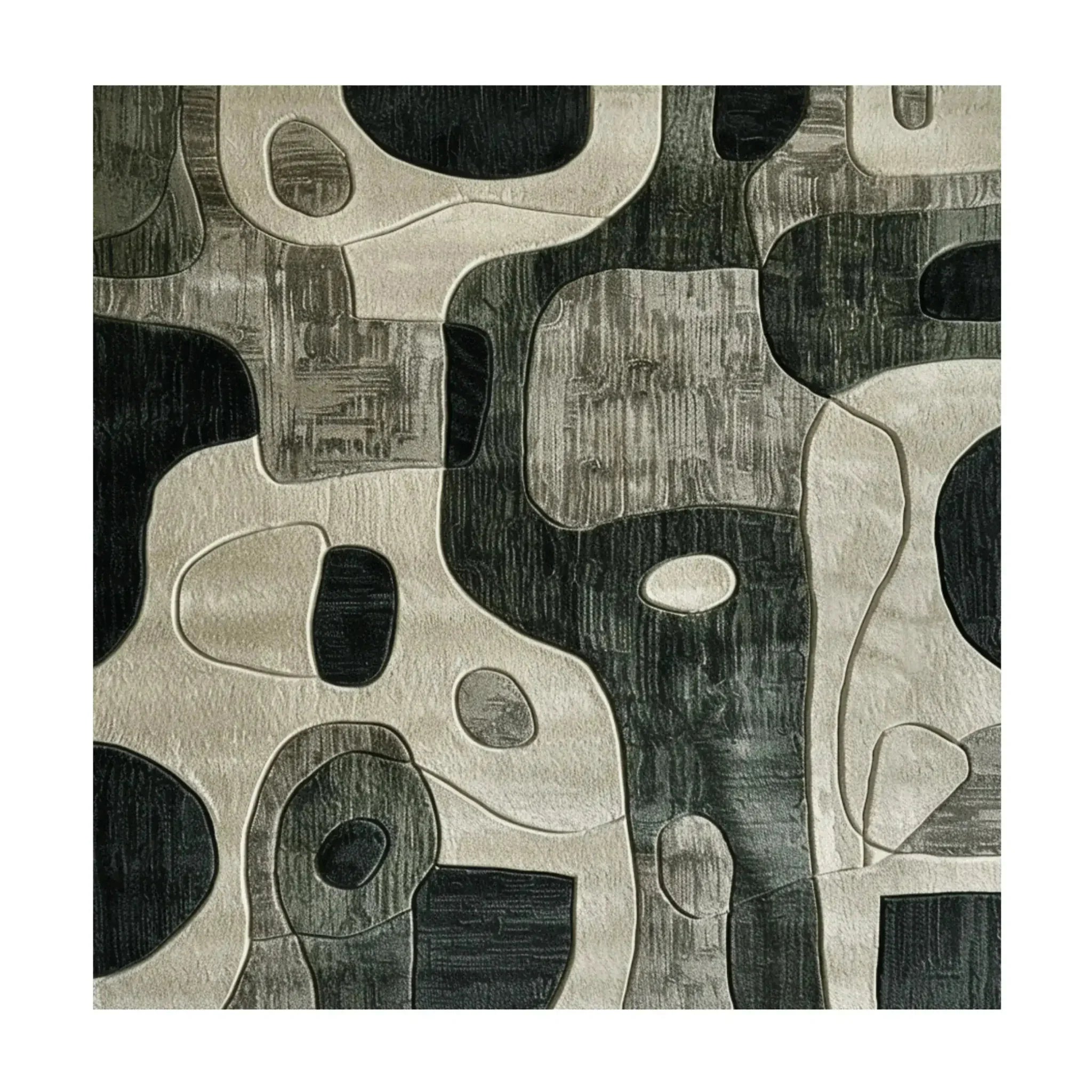 Contemporary Charcoal Hand Tufted Rug 7'