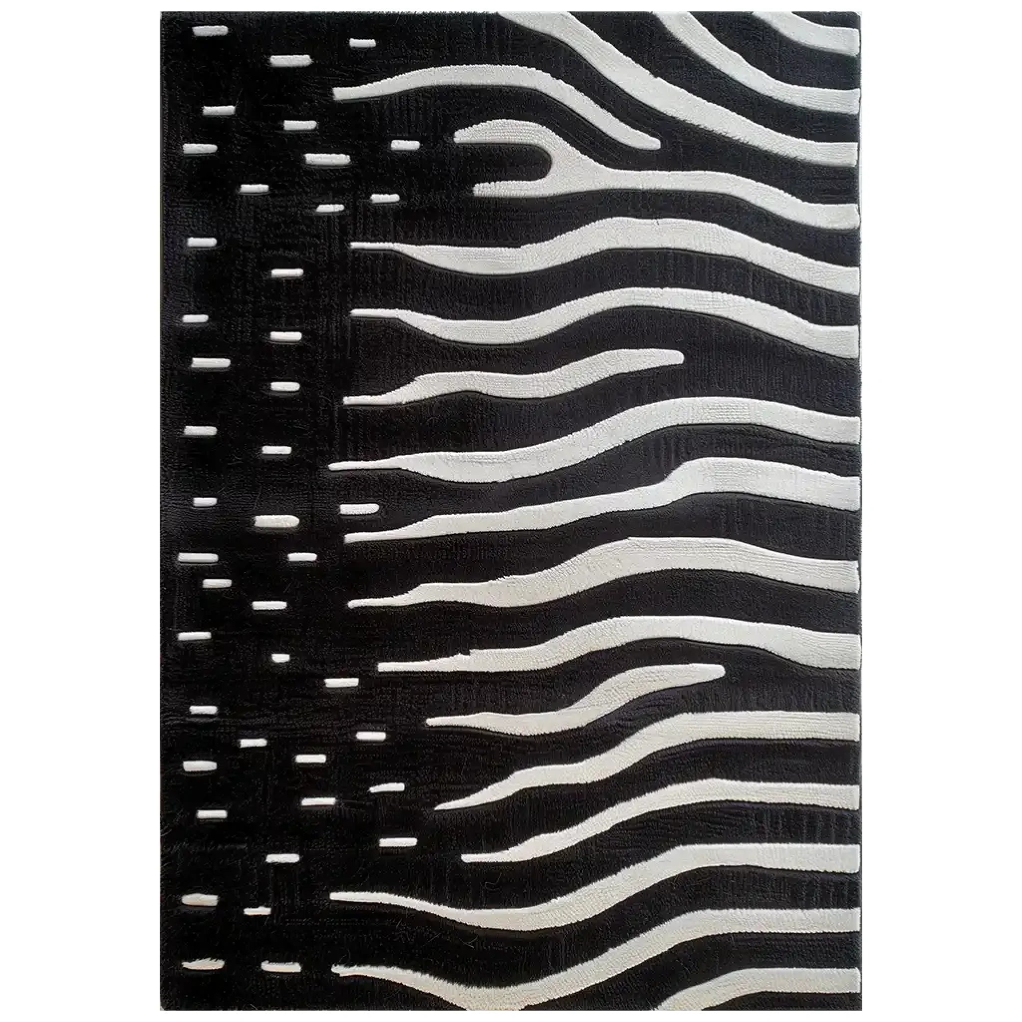 Contrast Currents Hand Tufted Wool Rug