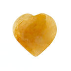Corazón de Cuarzo Sanador Dorado