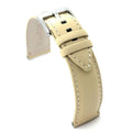 Correa Diloy de cuero color Beige