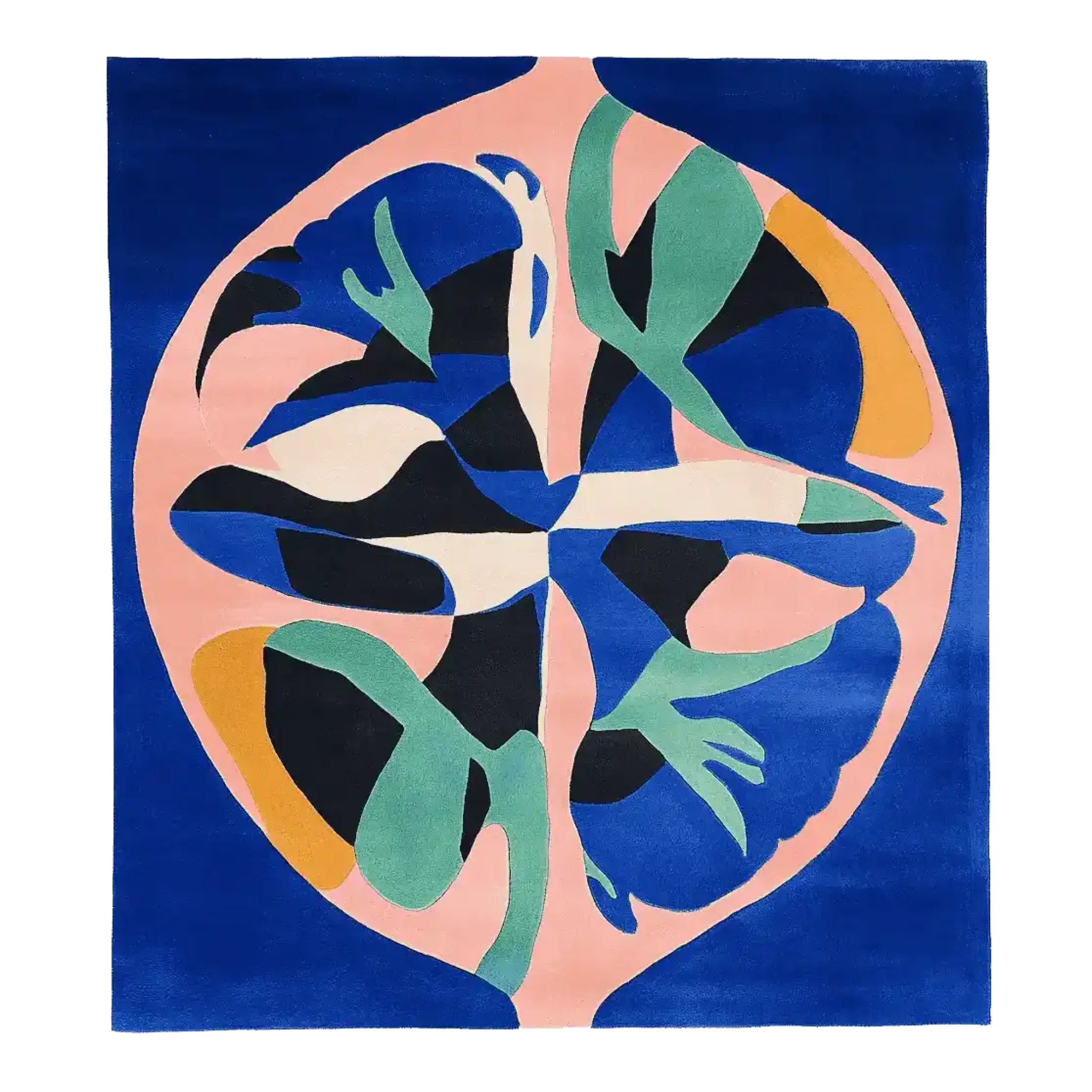 Cosmic Tide Bloom Hand Tufted Rug