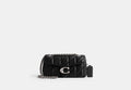COACH® Women's Bolso de hombro Tabby 20 con acolchado en Negro | Cuir