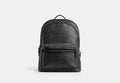 COACH® Men's Mochila Charter En Lona De La Firma en Gris | Pvc