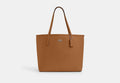 COACH® Women's Bolso Tote City en Castaño | Cuir