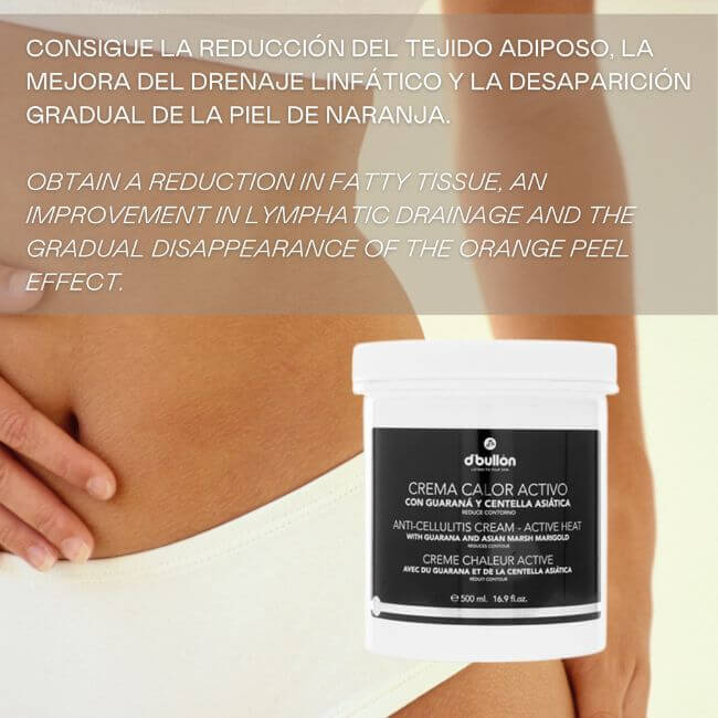 Crema Corporal Calor Activo con Guaraná y Centella Asiática - 500 ml