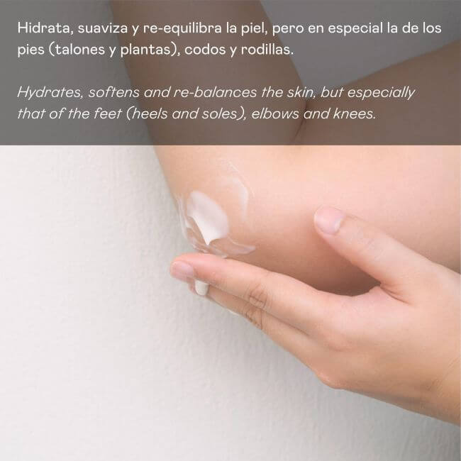 Crema reequilibrante superhidratante para pies, codos y rodillas - 200 ml