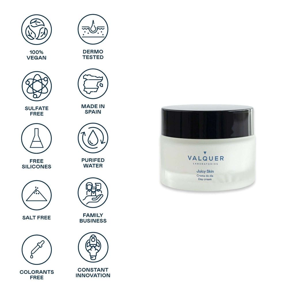 Crema Facial Hidratante de Día con Ácido Hialurónico - 50 ml