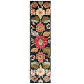 Crimson Blossom Hand Tufted Wool Rug