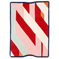 Crimson Candy Stripes Hand Tufted Rugs