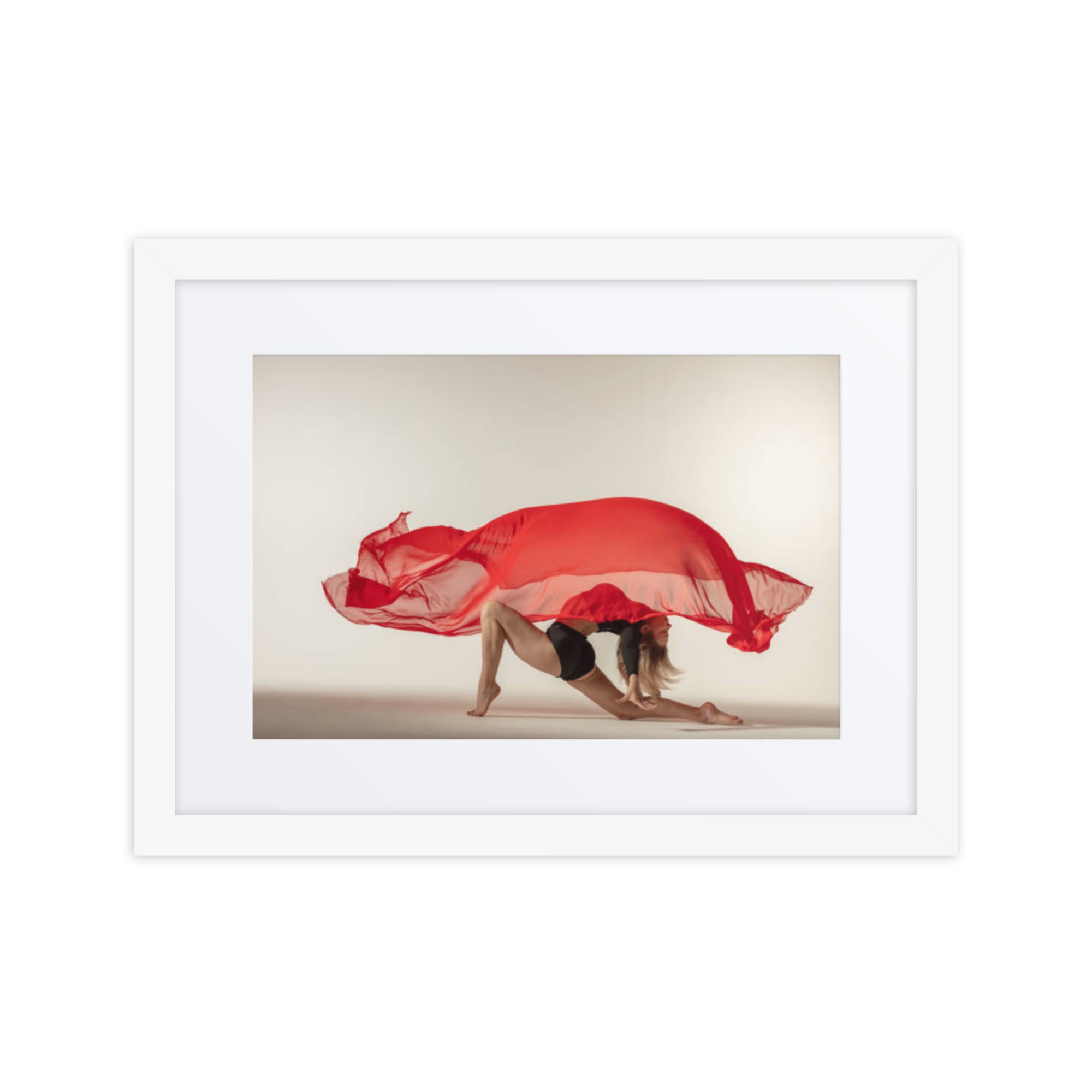 Crimson Grace | Dance-Art Framed Poster #14 (17.5" H x 21.5" W)