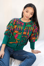 CARDIGAN CROQUIS | GREEN