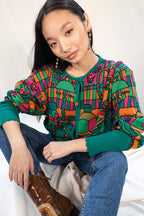 CARDIGAN CROQUIS | GREEN