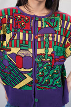 CARDIGAN CROQUIS | VIOLET