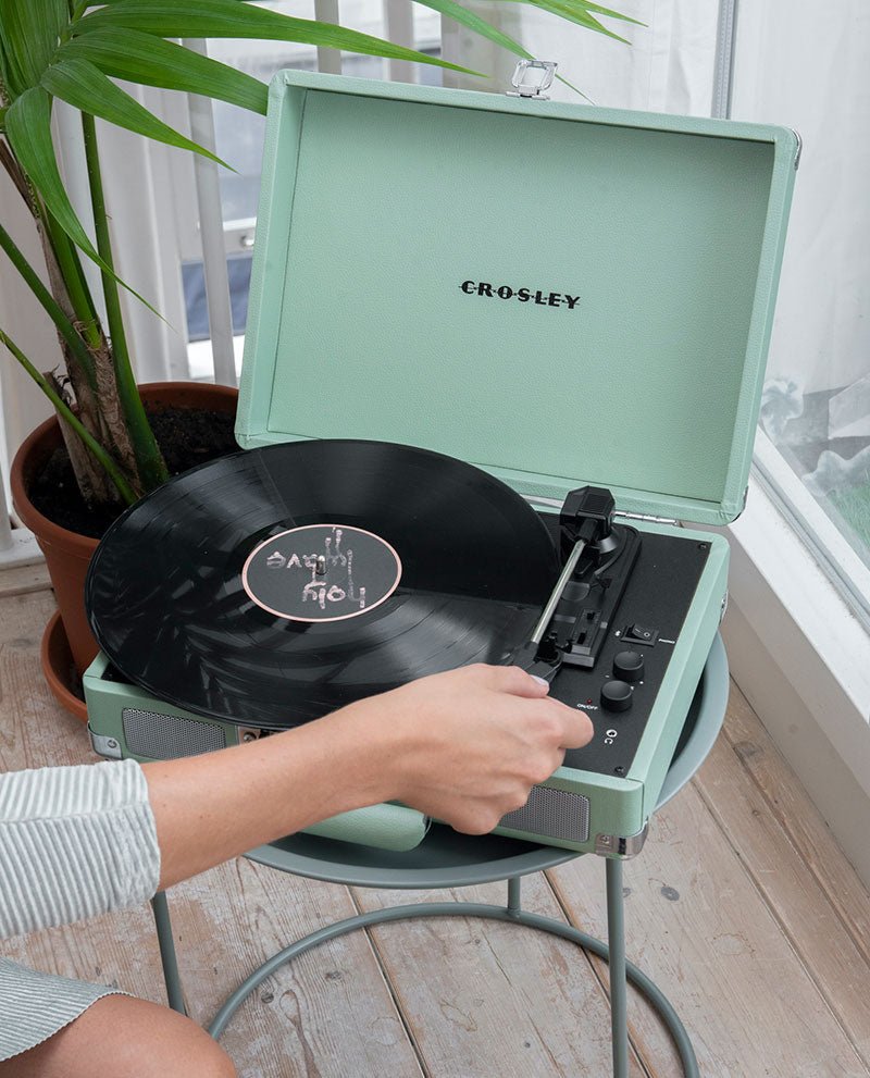Crosley - Tocadiscos Crosley  Bluetooth Doble Cruiser Deluxe - Menta