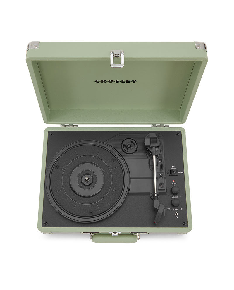 Crosley - Tocadiscos Crosley  Bluetooth Doble Cruiser Deluxe - Menta