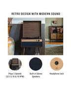 Crosley - Tocadiscos Crosley Jasper - Nogal