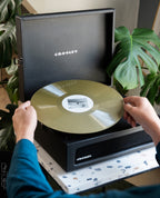Crosley - Tocadiscos Crosley Voyager Bluetooth Doble - Negro