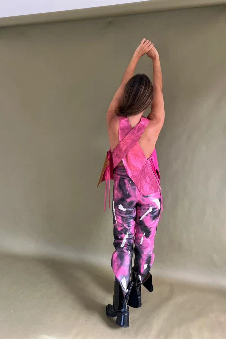 CROSS VEST | FUCSIA GALACTICO