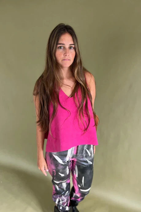 CROSS VEST | FUCSIA GALACTICO