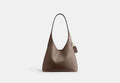 COACH® Women's Bolso de hombro Brooklyn 28 en Gris | Cuir