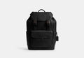 COACH® Men's League Flap Backpack en Negro | Cuir