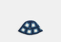 COACH® Women's Gorro De Ganchillo Diseño Desteñido en Azul, Talla M/L
