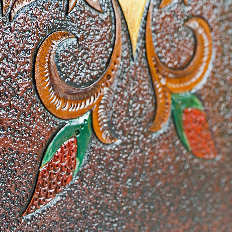 Hand Tooled Leather Wall Art Granada