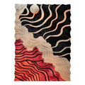 Curved Line Hand Tufted Rug 
