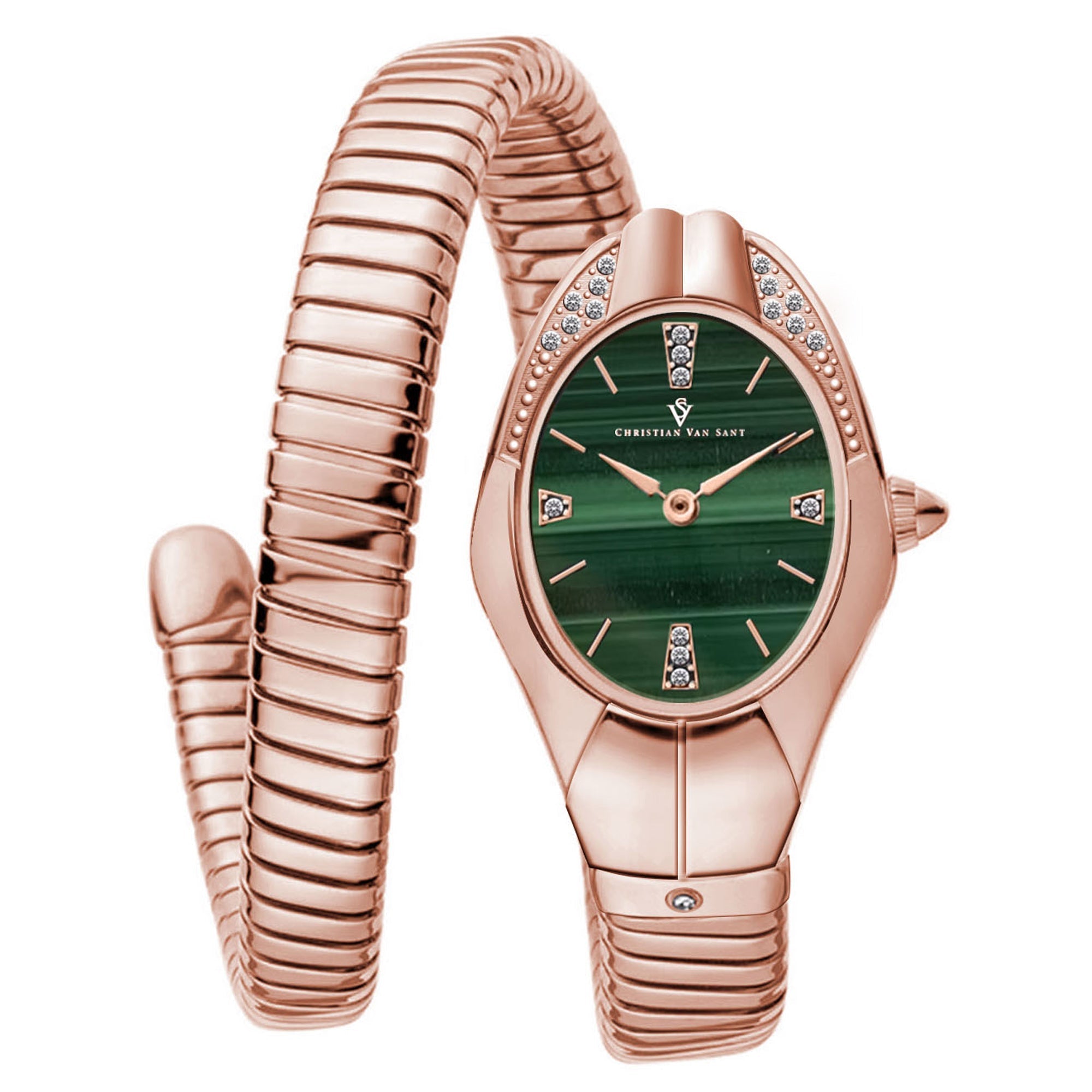 Christian Van Sant Naga Watch — rose gold
