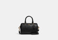 COACH® Women's Bolso Cruzado Mini Rowan en Negro | Cuir