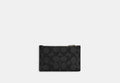 COACH® Men's Tarjetero con cremallera en lona de firma | Pvc