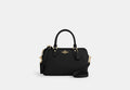 COACH® Women's Bolso Satchel Rowan en Negro | Cuir