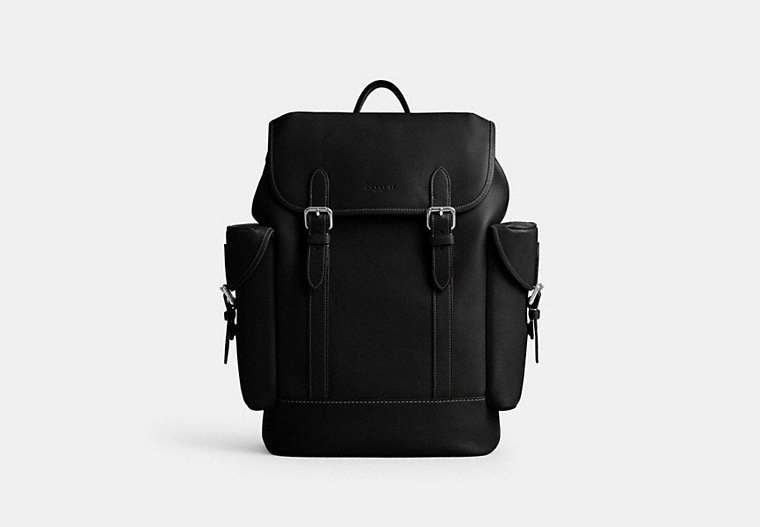 COACH® Men's Mochila Hitch en Negro | Cuir
