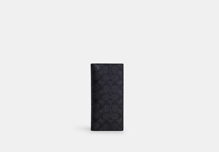COACH® Men's Modern Breast Pocket Wallet en Signature