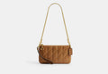 COACH® Women's Bolsa acolchada en Castaño | Cuir