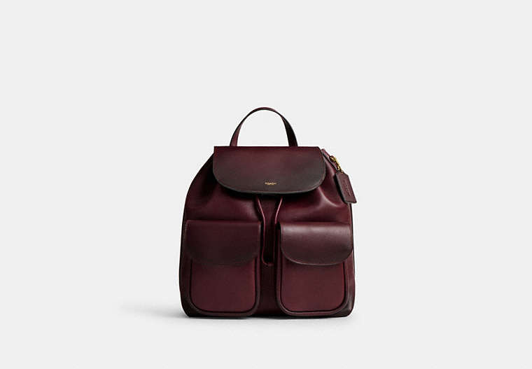 COACH® Women's Mochila Crosby 28 en Rojo | Cuir