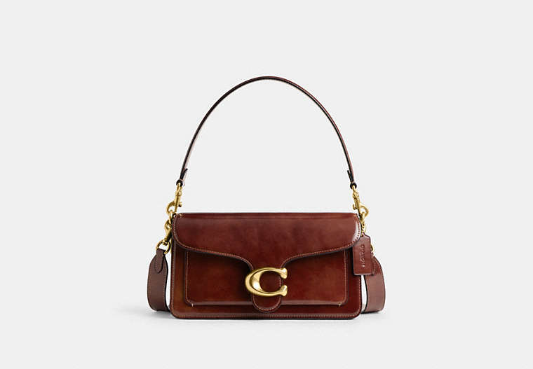 COACH® Women's Bolso de hombro Tabby 26 en Castaño | Cuir