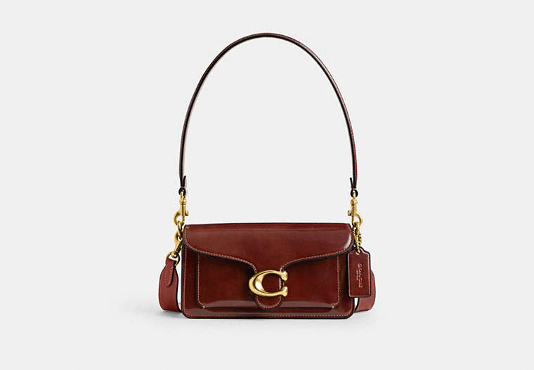COACH® Women's Bolso de hombro Tabby 20 en Castaño | Cuir