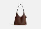 COACH® Women's Bolso de hombro Brooklyn 28 en Castaño | Cuir