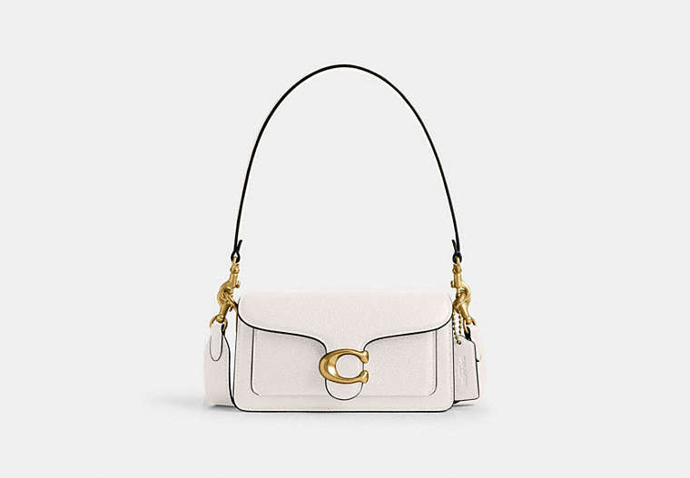 COACH® Women's Bolso de hombro Tabby 20 en Blanco | Cuir