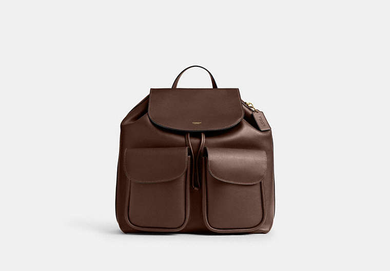 COACH® Women's Mochila Crosby en Castaño | Cuir