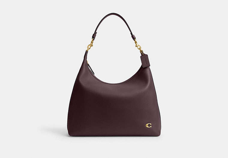 COACH® Women's Bolso de hombro Juliet 38 en Morado | Cuir