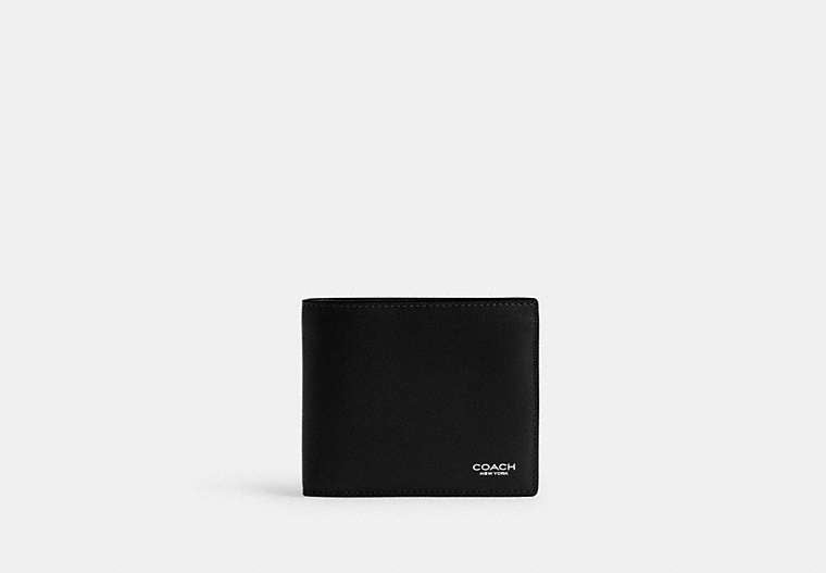 COACH® Men's Cartera 3 en 1 en Negro | Cuir