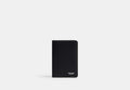 COACH® Men's Cartera para tarjetas en Negro | Cuir