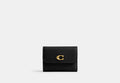COACH® Women's Cartera tarjetero básica en Negro | Cuir