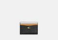 COACH® Women's Tarjetero Essential con bloques de color en Negro | Cuir