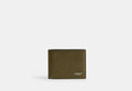 COACH® Men's Cartera billetera delgada en Verde | Cuir